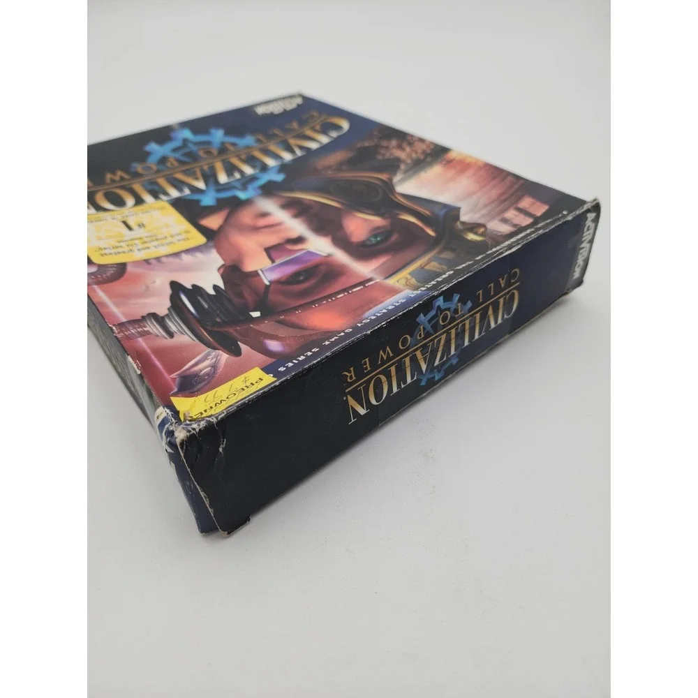Activision Civilization Call To Power PC Game 1999 Big Box CD-ROM CIB Strategy